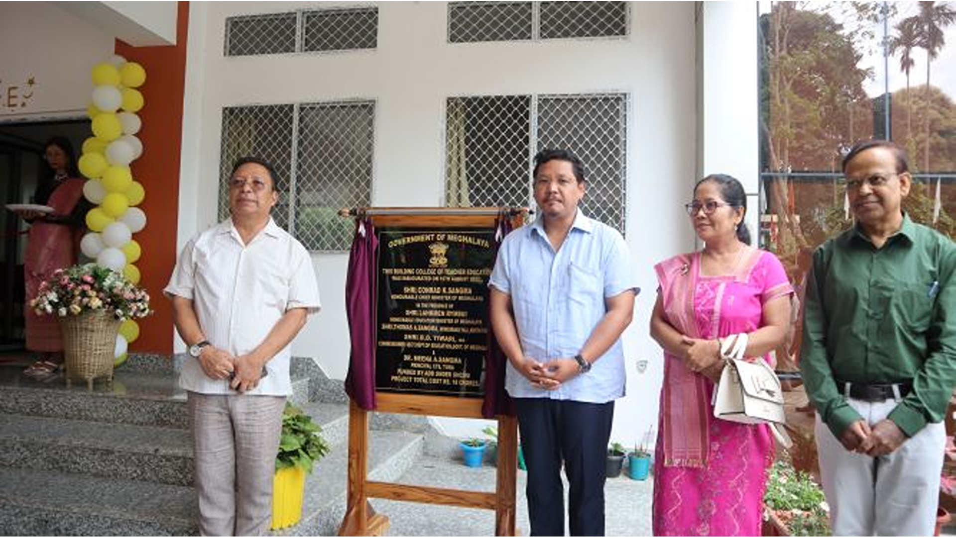 CTE Inauguration of the new bulidings (M.Ed building & Hostels) by Shri. Conrad K. Sangma Chief Minister of Meghalaya held on 19th August, 2022